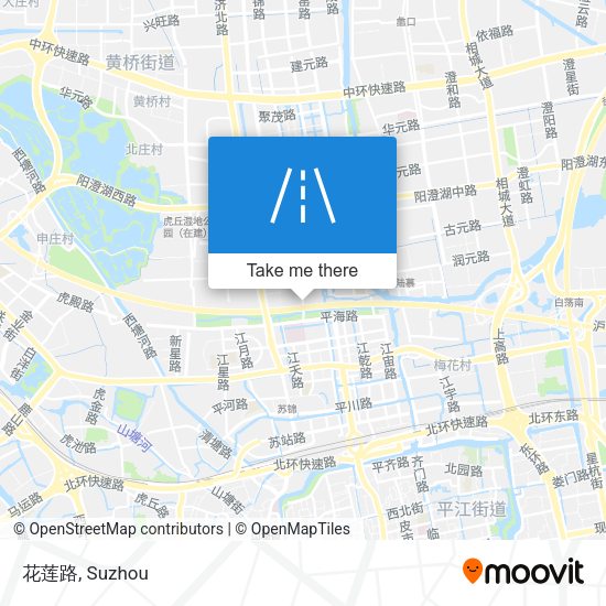 花莲路 map