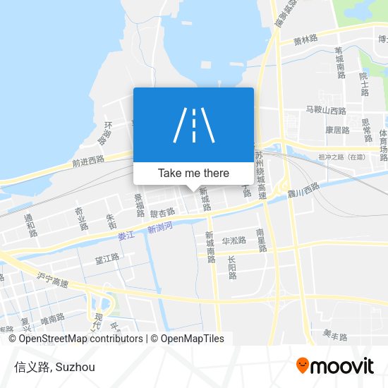 信义路 map