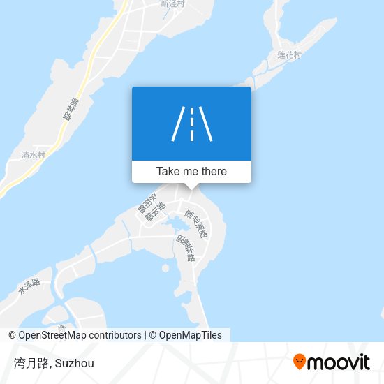 湾月路 map