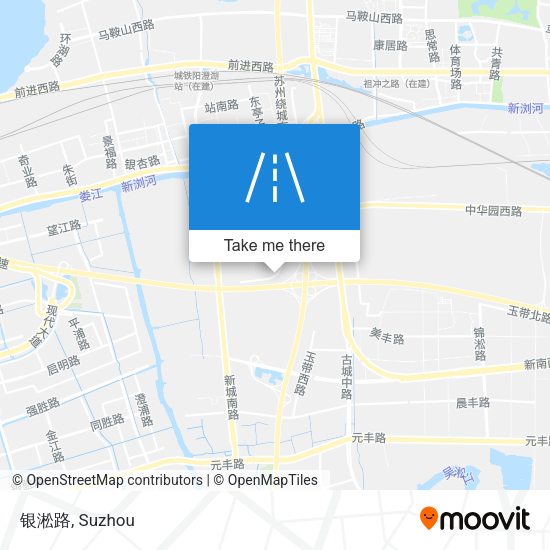 银淞路 map