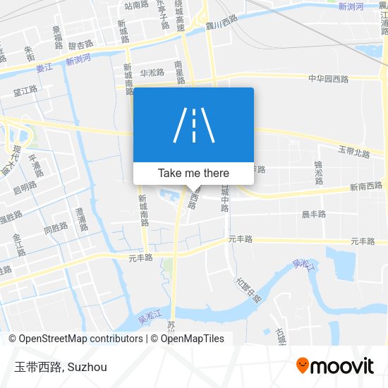 玉带西路 map