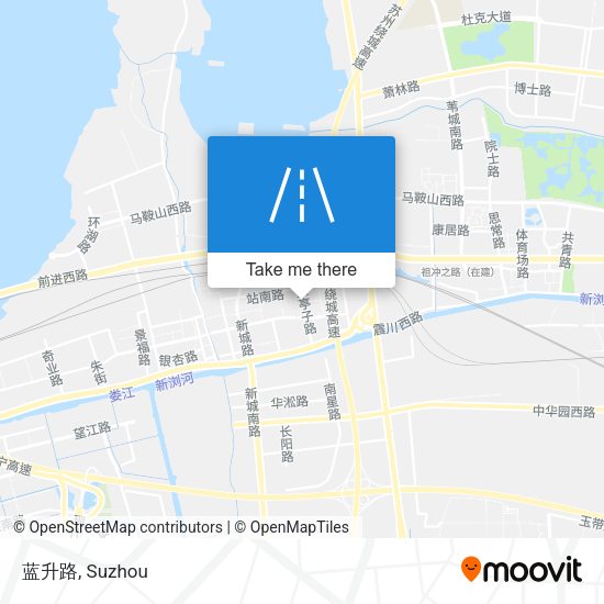 蓝升路 map