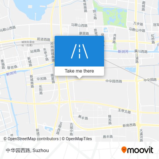 中华园西路 map