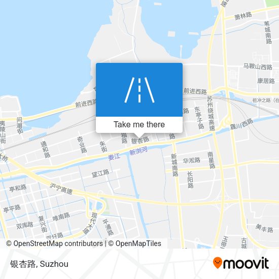 银杏路 map