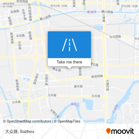 大众路 map