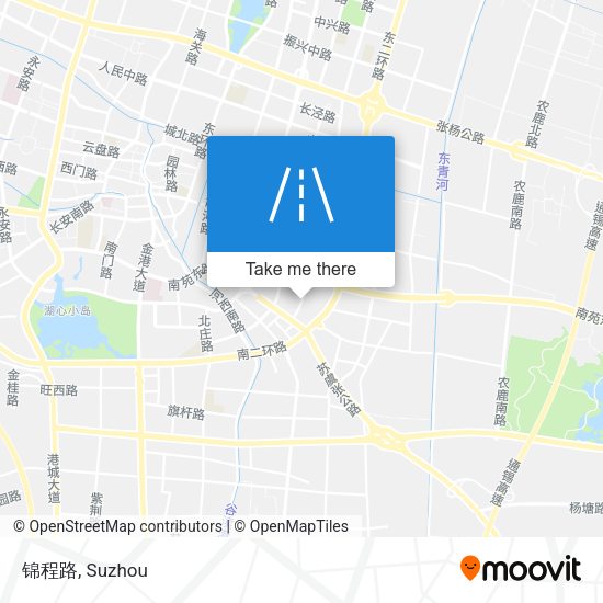 锦程路 map