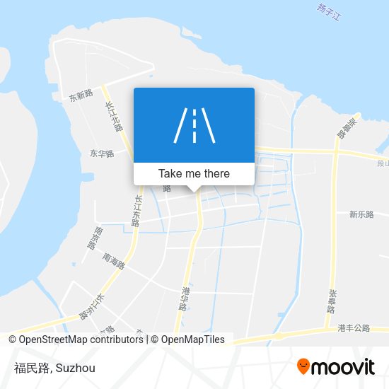 福民路 map