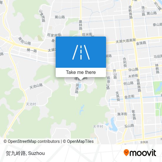 贺九岭路 map