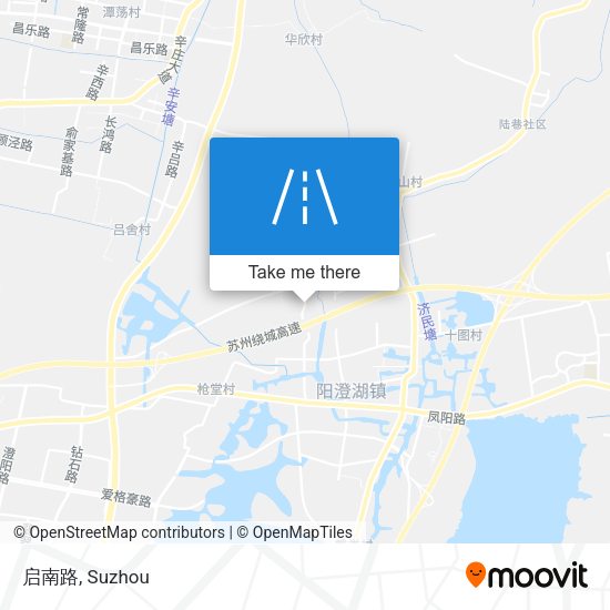 启南路 map