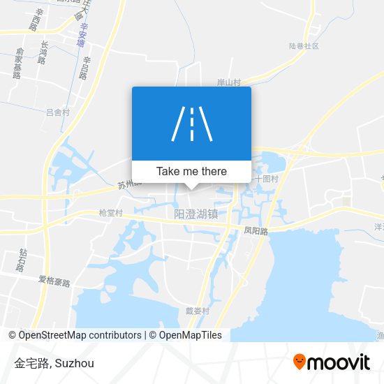 金宅路 map