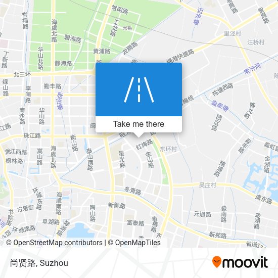 尚贤路 map