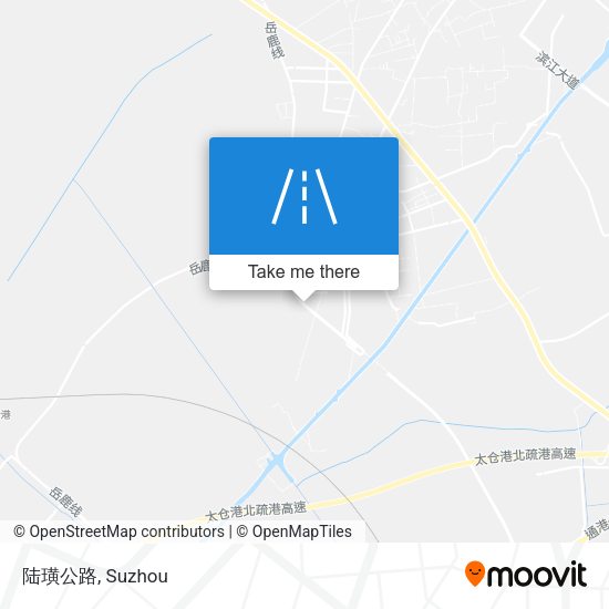 陆璜公路 map