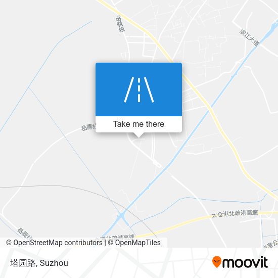 塔园路 map
