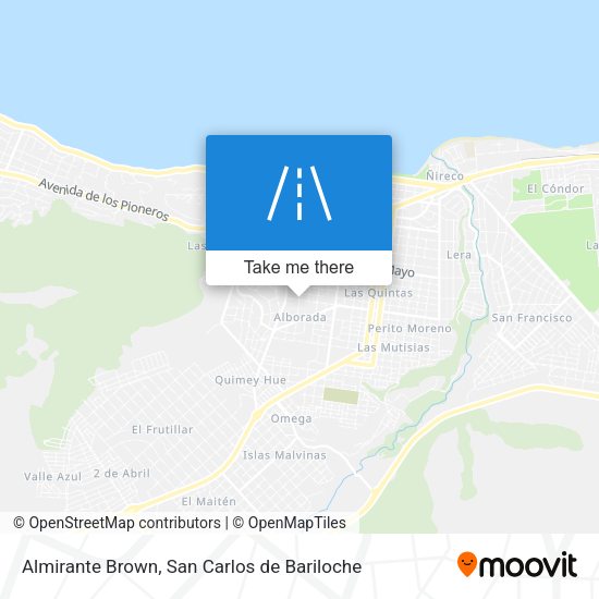 Almirante Brown map