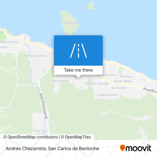 Mapa de Andrés Chazarreta