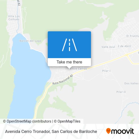 Mapa de Avenida Cerro Tronador