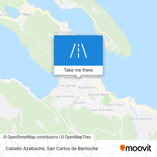 Caballo Azabache map