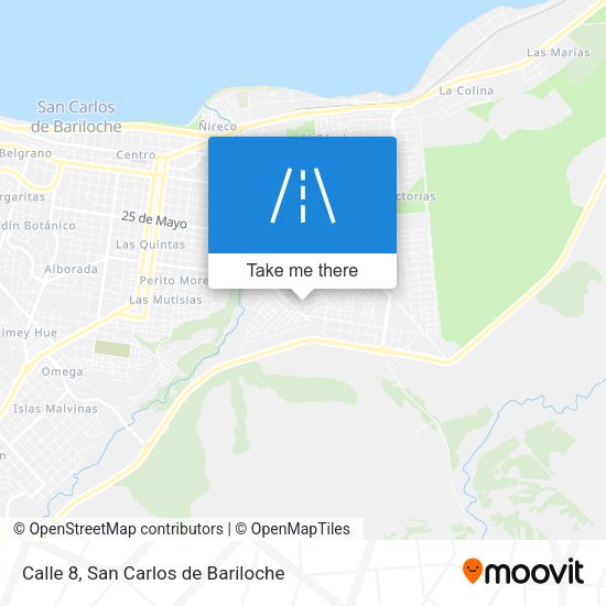 Calle 8 map