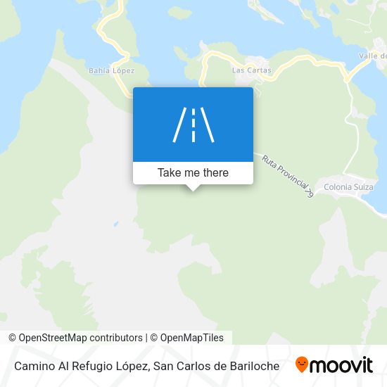 Camino Al Refugio López map