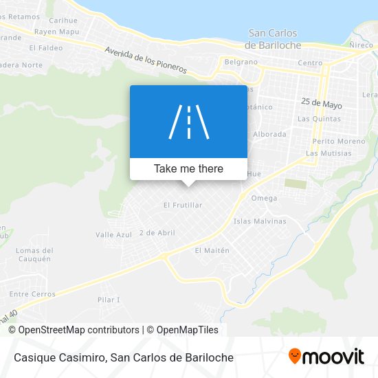 Casique Casimiro map