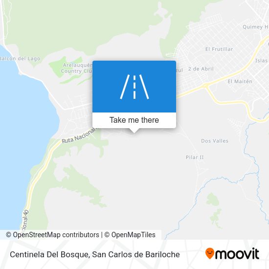 Mapa de Centinela Del Bosque