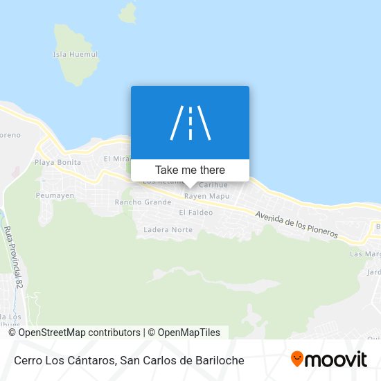 Cerro Los Cántaros map