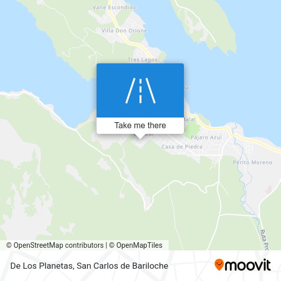De Los Planetas map
