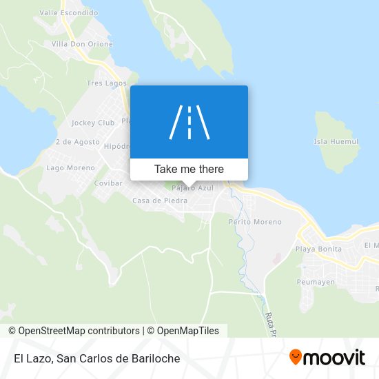 El Lazo map