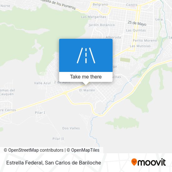 Mapa de Estrella Federal