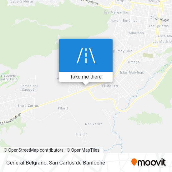 Mapa de General Belgrano