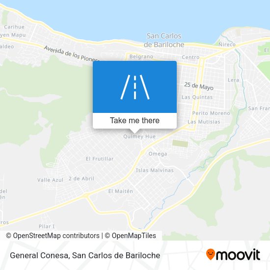 Mapa de General Conesa