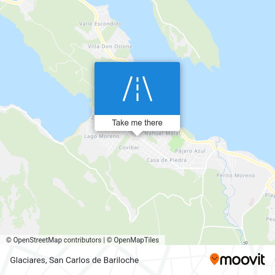 Mapa de Glaciares