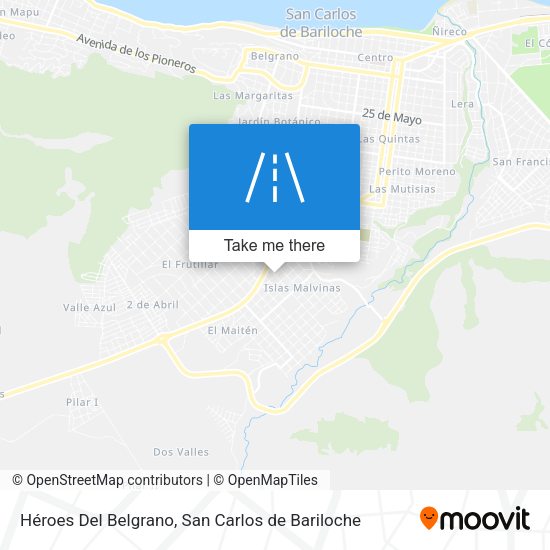 Mapa de Héroes Del Belgrano