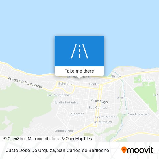 Justo José De Urquiza map