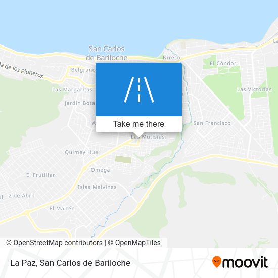 La Paz map