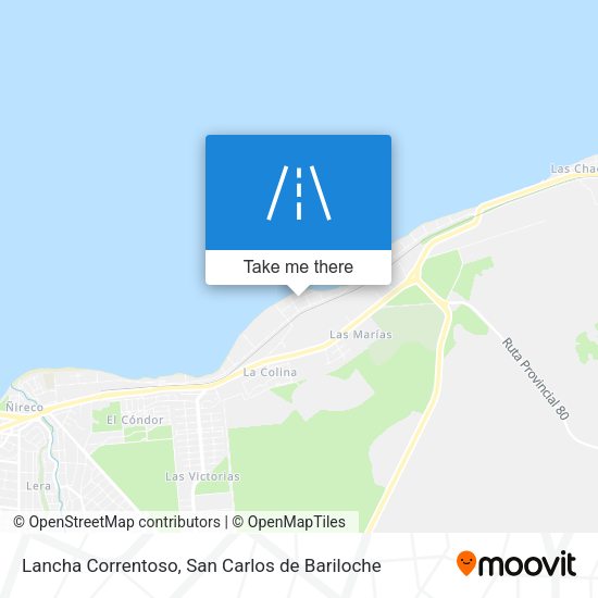 Lancha Correntoso map