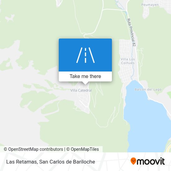 Las Retamas map