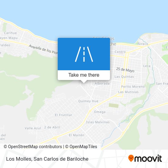 Los Molles map