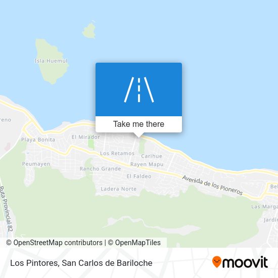 Los Pintores map
