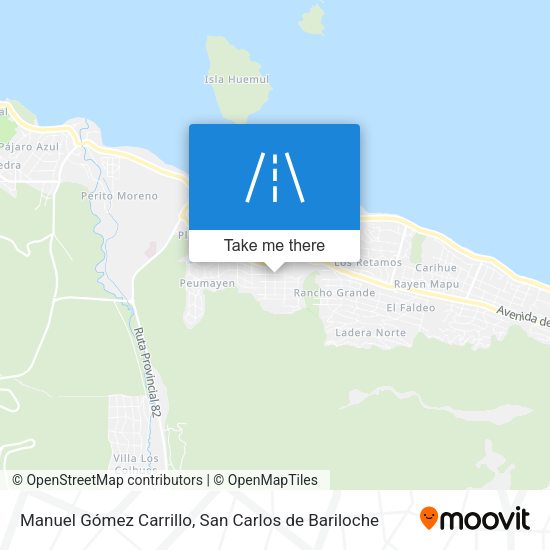 Manuel Gómez Carrillo map