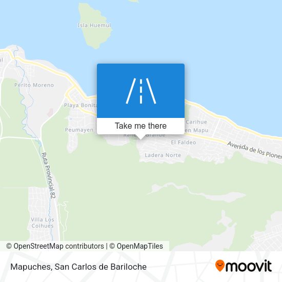 Mapa de Mapuches