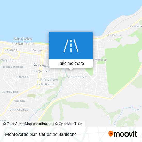 Monteverde map
