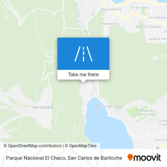 Parque Nacional El Chaco map