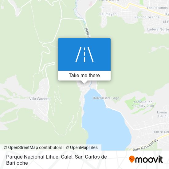 Parque Nacional Lihuel Calel map