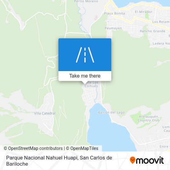 Parque Nacional Nahuel Huapi map
