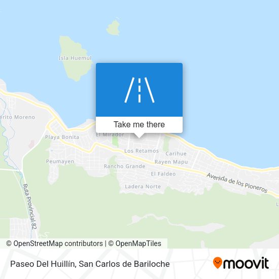 Mapa de Paseo Del Huillín