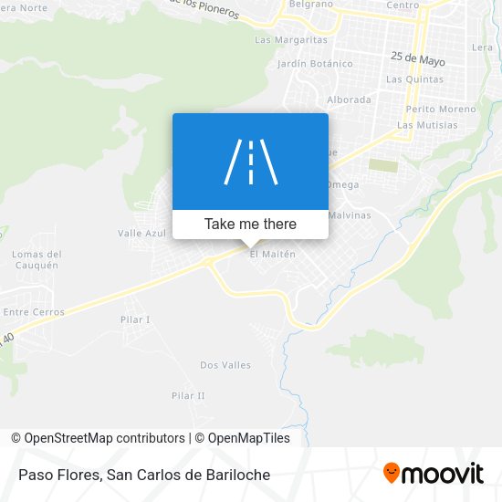 Mapa de Paso Flores