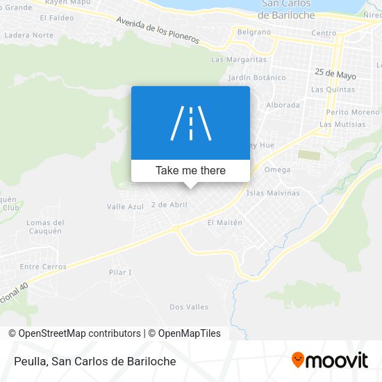 Mapa de Peulla