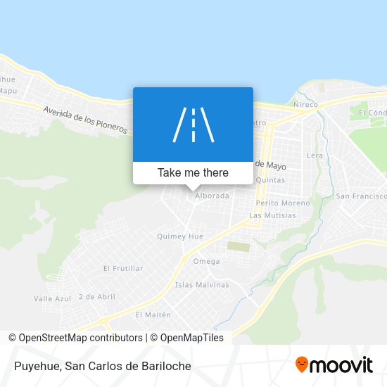 Mapa de Puyehue