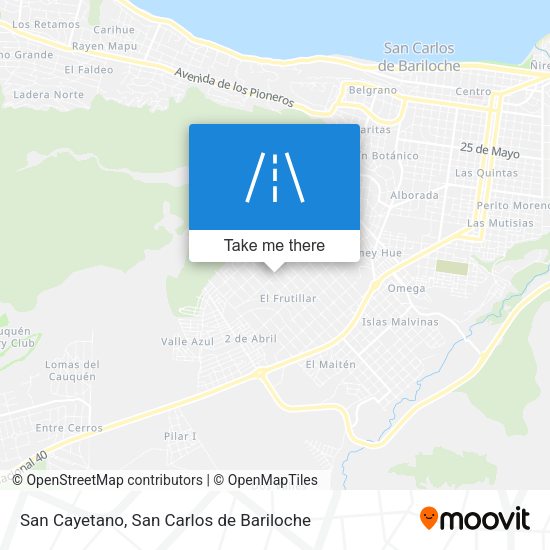 San Cayetano map